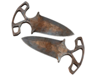 ★ Shadow Daggers | Rust Coat (Battle-Scarred)(10% DISCOUNT)